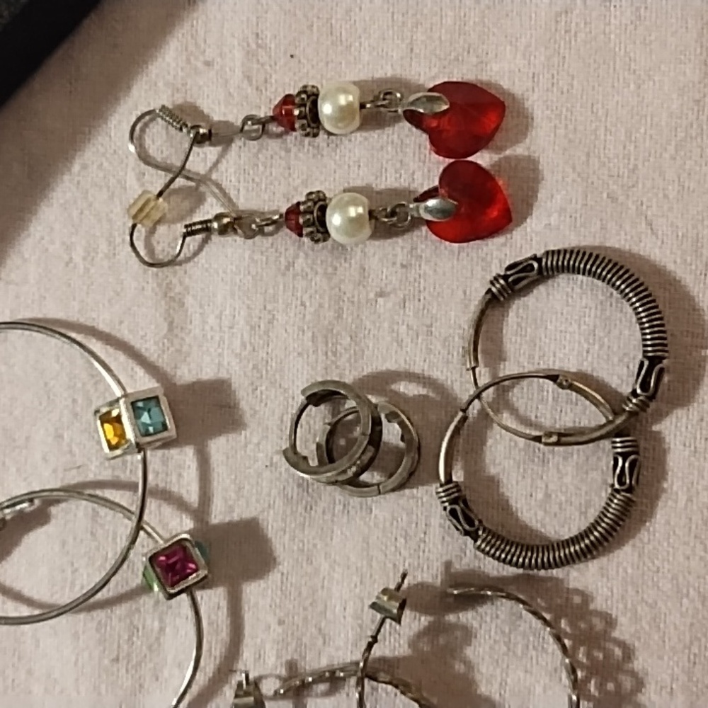 🇺🇸 Clearance 🇺🇸Earring Lot Costume Jewelry As Is - Picture 3 of 4